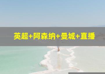 英超 阿森纳 曼城 直播